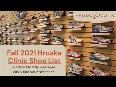 Here is the <strong>Hruska clinic</strong> shoe list, a great list of shoes for various foot types. . Hruska clinic